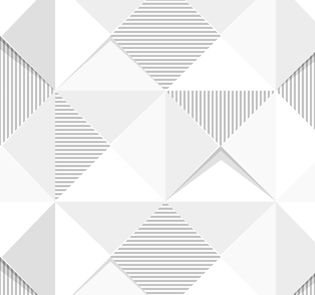 Vinyl teppich geometrisch 3d weiße quadrate - TenStickers