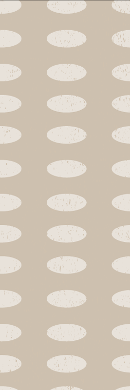 Vinyl teppich geometrisch mit weißem kreismuster - TenStickers