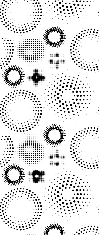 Vinyl teppich geometrisch nahtlose punkte - TenStickers