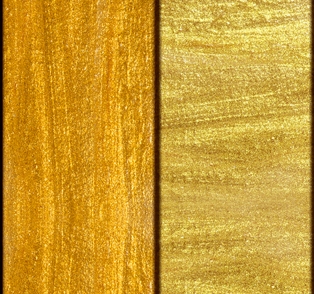 Vinyl teppich schlafzimmer mit goldener strukturoberfläche - TenStickers