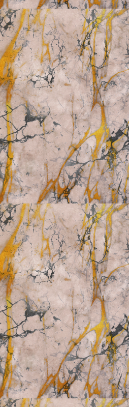 Vinyl teppich schlafzimmer in warmem goldmarmor - TenStickers