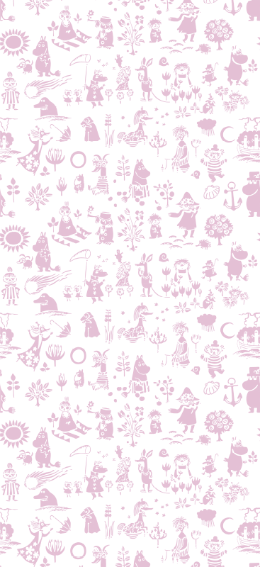 Vinyl teppich schlafzimmer pink moomi - TenStickers
