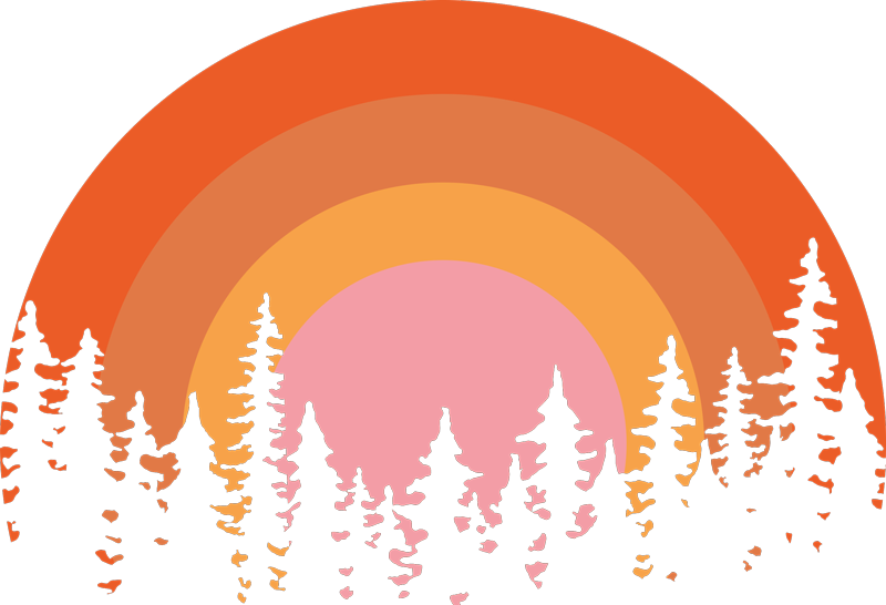 Vinyl teppich natur im vintage sonnen-design - TenStickers