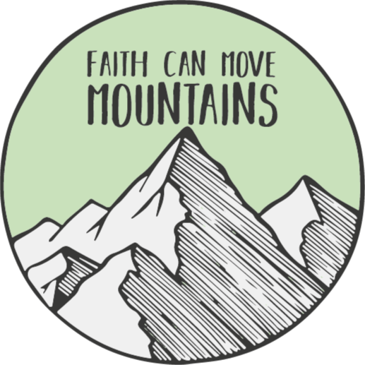 Vinyl teppich natur der glaube versetzt berge - TenStickers