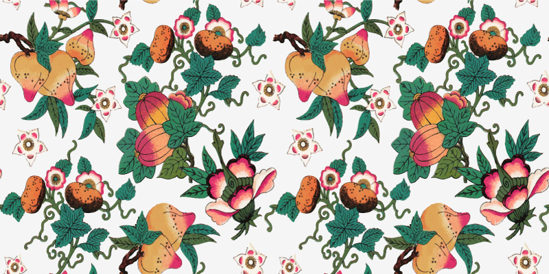 Vinyl teppich blumen mehrfarbiges sommerdesign - TenStickers