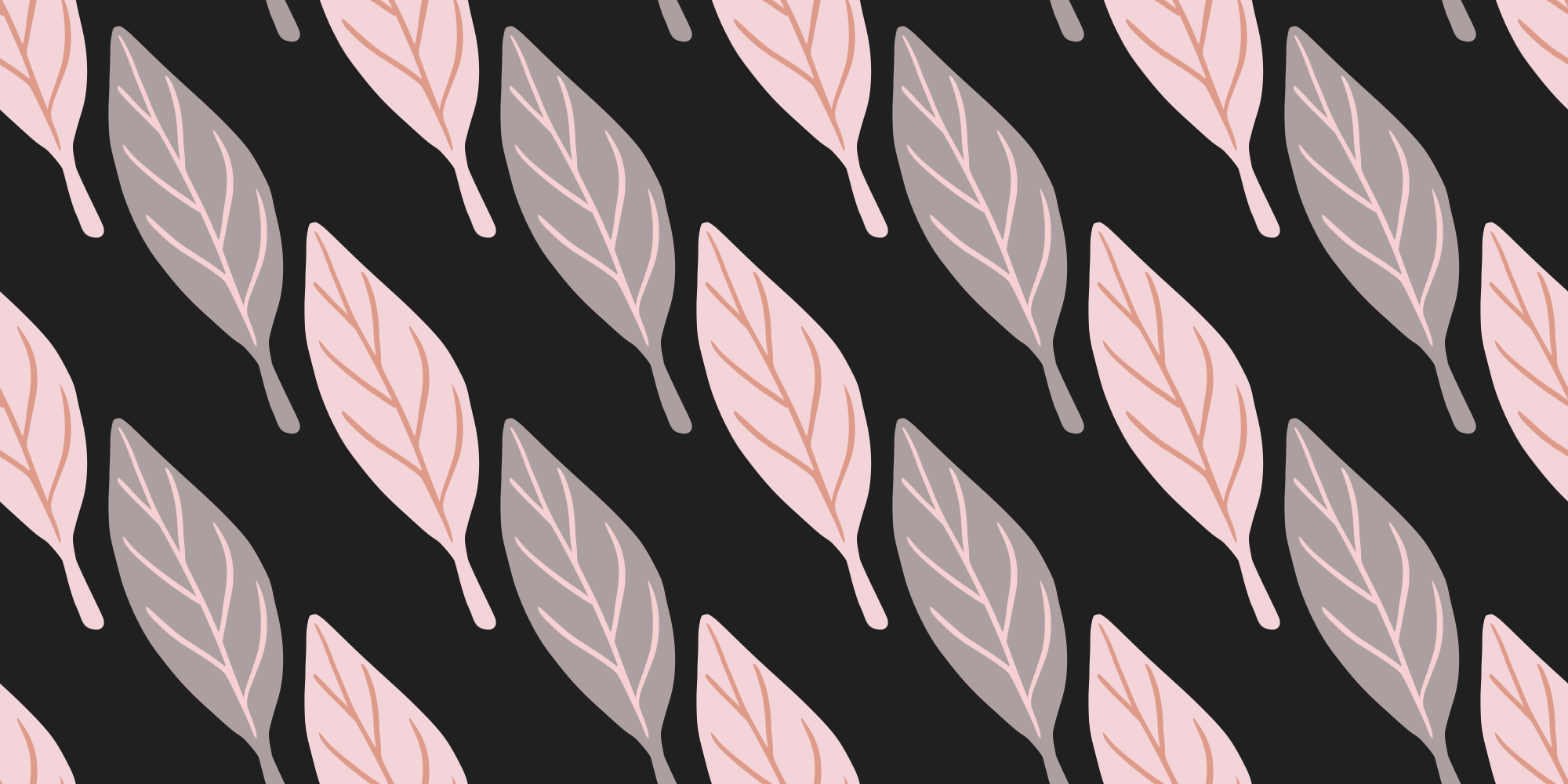 Vinyl teppich blumen mit stilvollem blattmuster - TenStickers