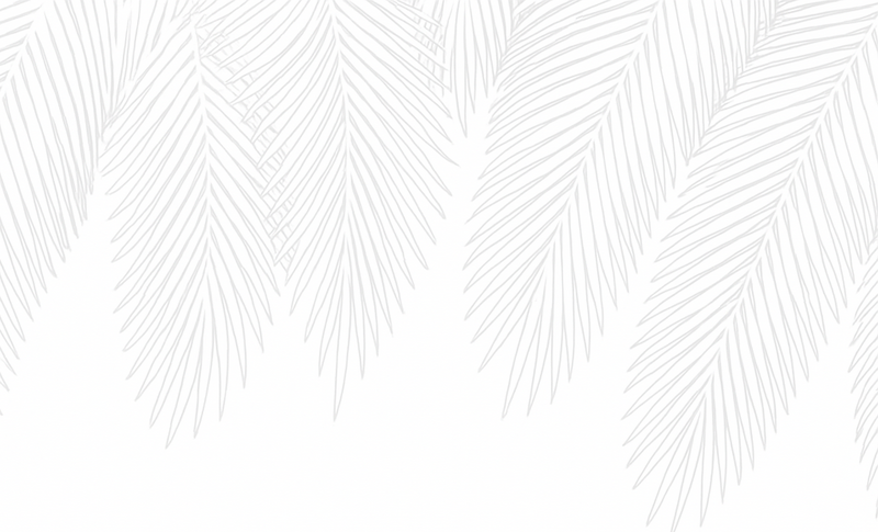 Vinyl teppich schlafzimmer neutrale palme - TenStickers