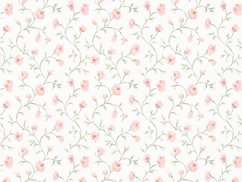 Vinyl teppich schlafzimmer botanische pinke blume - TenStickers
