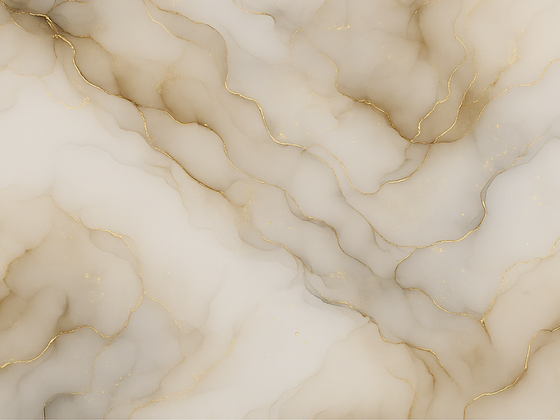 Vinyl teppich schlafzimmer marmor mit gold - TenStickers