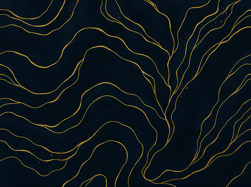 Vinyl teppich schlafzimmer dunkelblau und gold marmor - TenStickers