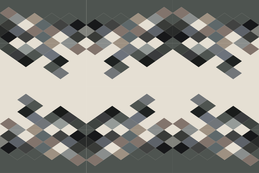 Vinyl teppich geometrisch farbnuancen farbkasten - TenStickers