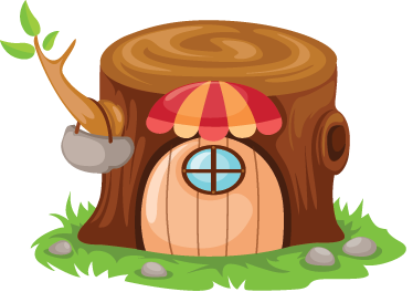 Vinyl teppich kinderzimmer truhenhaus - TenStickers