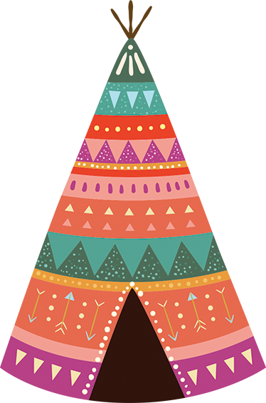 Vinyl teppich kinderzimmer indisches kopfteil - TenStickers