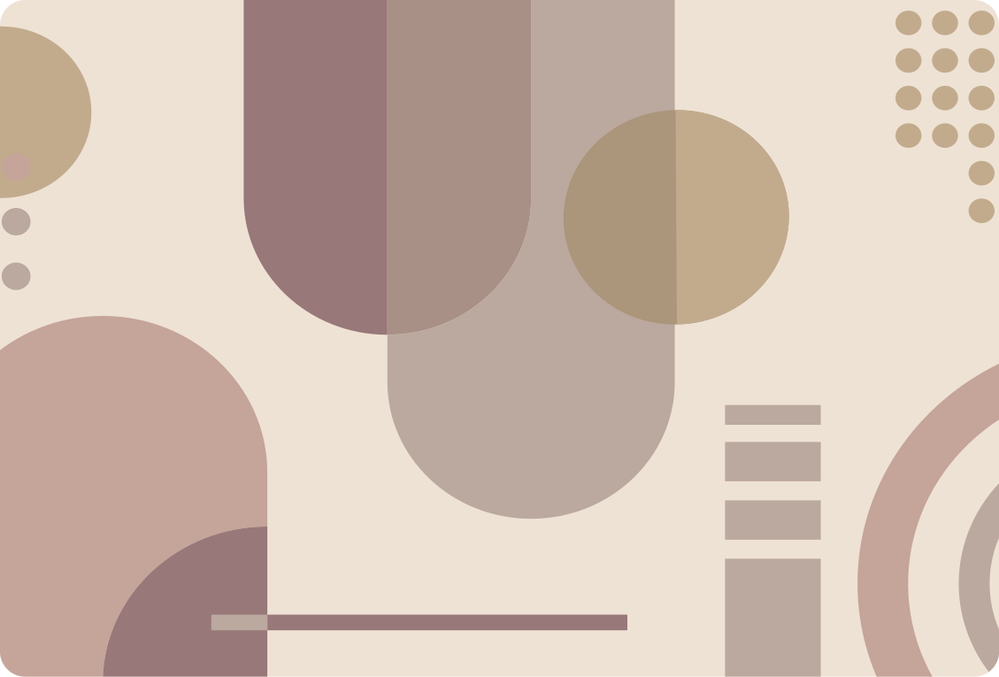 Vinyl teppich schlafzimmer braune geometrische kunst - TenStickers