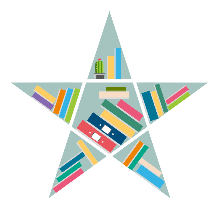 Vinyl teppich kinderzimmer sternenleser - TenStickers