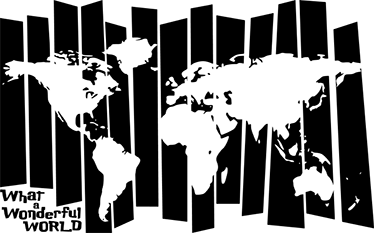 Vinyl teppich weltkarte vinilo mapa del mundo retro - TenStickers