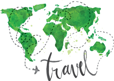 Vinyl teppich weltkarte dekorativer reisemaps - TenStickers