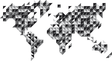 Vinyl teppich weltkarte graustufenkarte - TenStickers