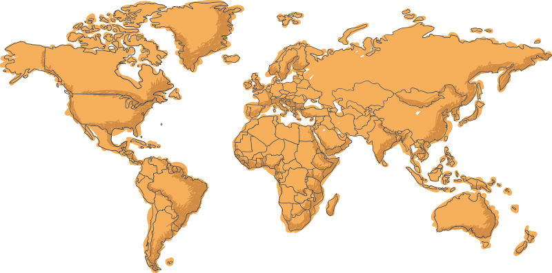 Vinyl teppich weltkarte vinilo für junge entdecker - TenStickers