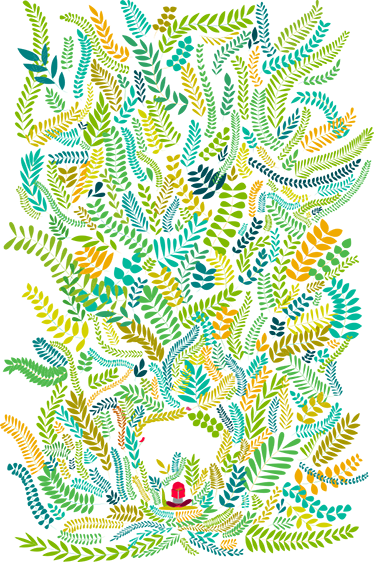 Vinyl teppich kinderzimmer schöne lesefantasie - TenStickers