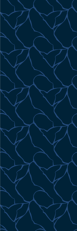 Vinyl teppich bad mit blauem marmor design - TenStickers