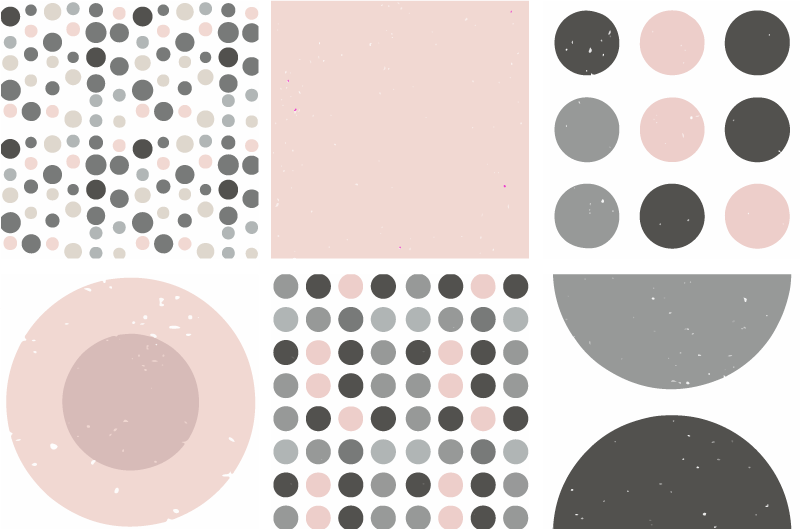 Vinyl teppich bad im skandinavischen rebekka design - TenStickers