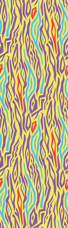 Vinyl teppich küche vintage zebra tiermotiv kühlschrank - TenStickers