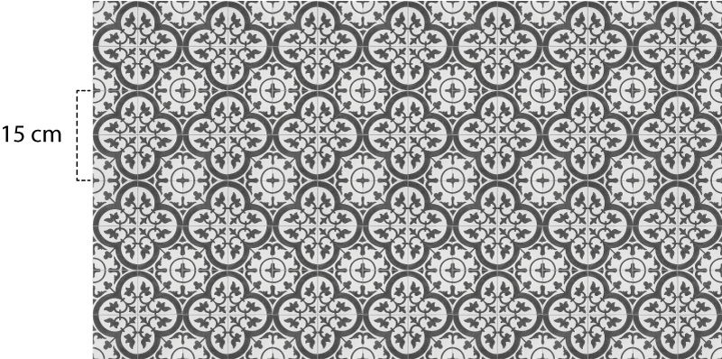 Vinyl teppich küche im marokkanischen design - TenStickers