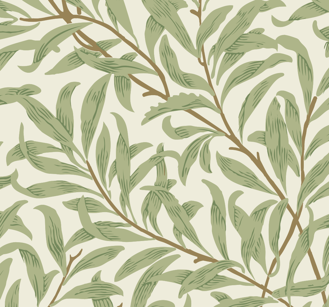 Vinyl teppich küche mit botanischen pflanzen - TenStickers
