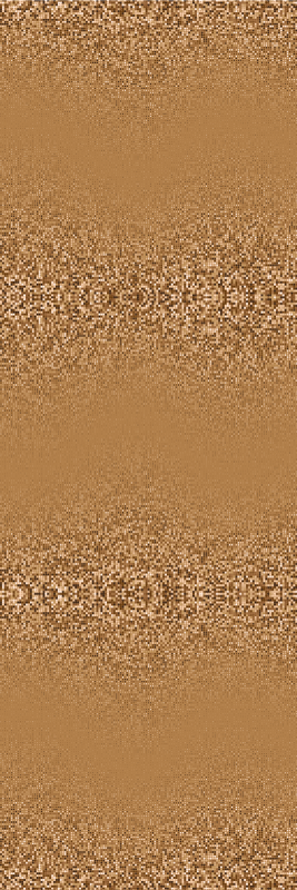 Vinyl teppich schlafzimmer retro braunes punktemuster - TenStickers