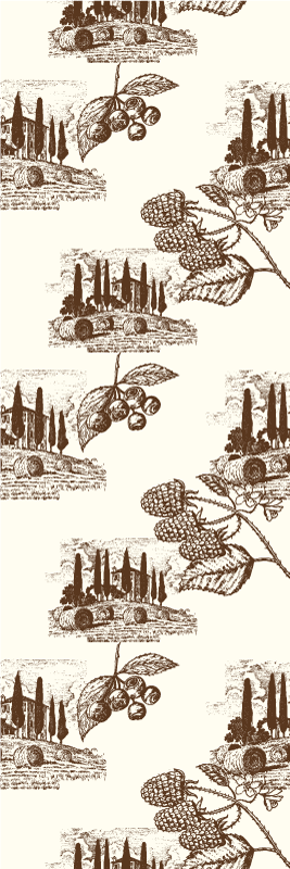 Vinyl teppich schlafzimmer im französischen landhausstil - TenStickers