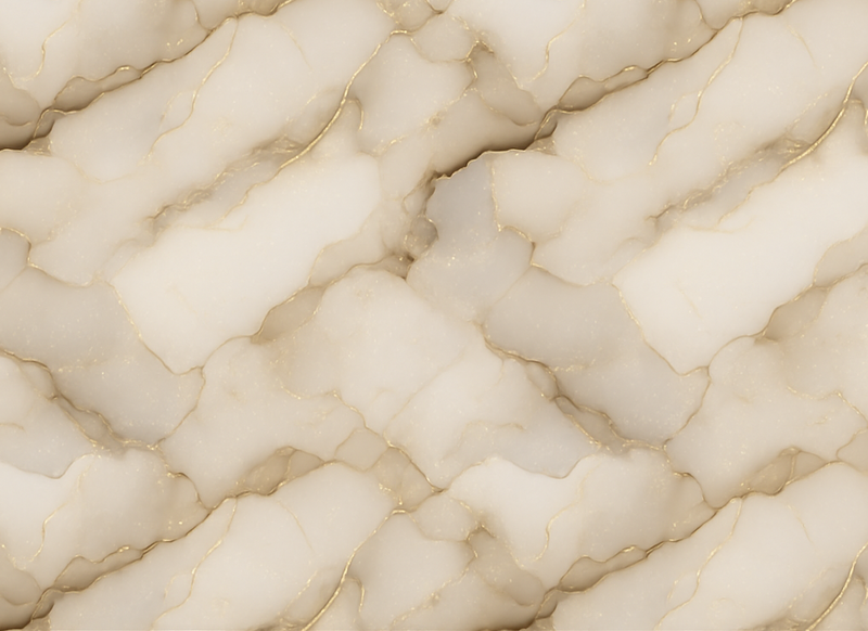 Vinyl teppich schlafzimmer marmor in weiß und gold - TenStickers