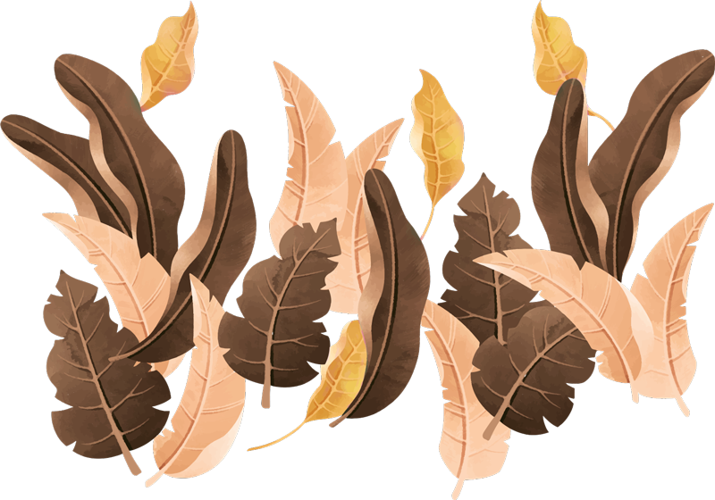 Vinyl teppich schlafzimmer savannah beige pflanzen - TenStickers