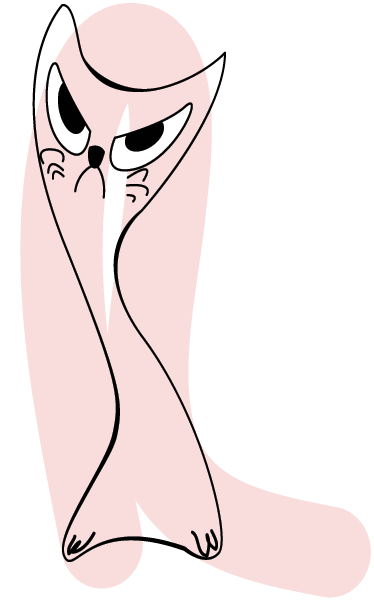 Vinyl teppich schlafzimmer katzenmuster rosa - TenStickers