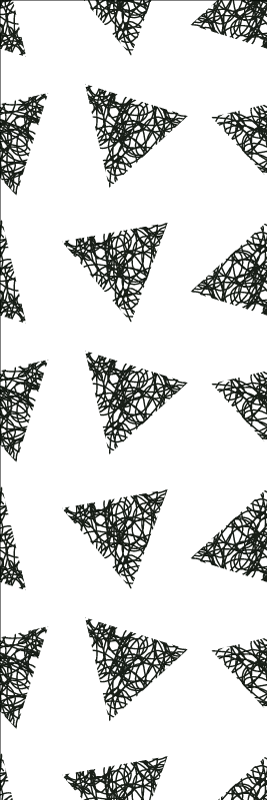 Vinyl teppich schlafzimmer mit einzigartigem stückemuster - TenStickers