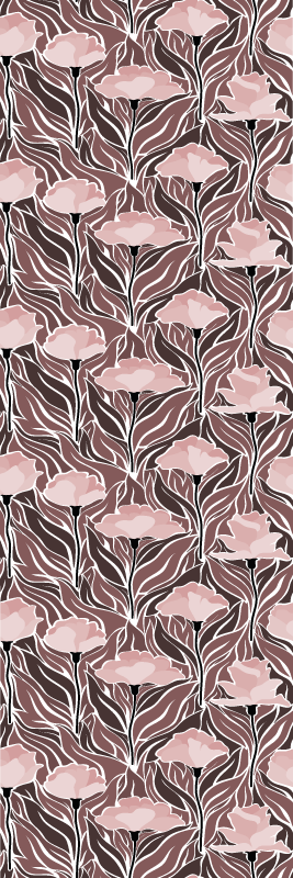 Vinyl teppich schlafzimmer im vintage abstrakten muster - TenStickers