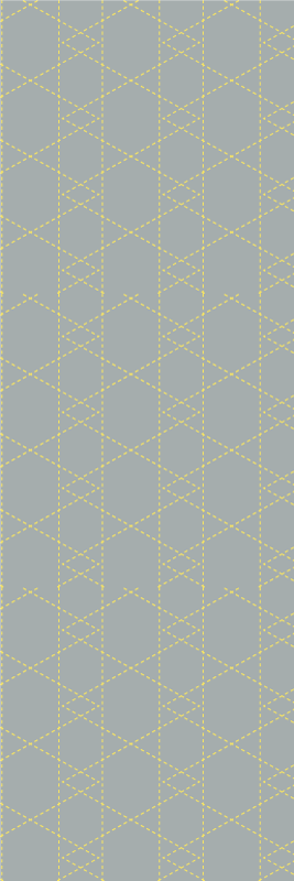 Vinyl teppich schlafzimmer in pantone origami-dreiecken - TenStickers