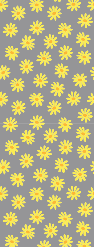 Vinyl teppich schlafzimmer in pantone calendula - TenStickers