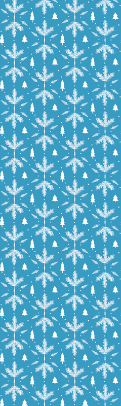 Vinyl teppich schlafzimmer im nordischen volksstil blau - TenStickers