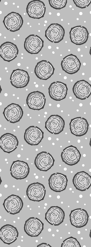 Vinyl teppich schlafzimmer im nordischen alpenstil - TenStickers