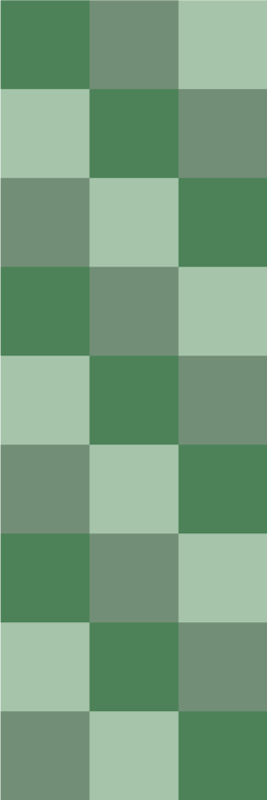 Vinyl teppich schlafzimmer in grüntönen - TenStickers