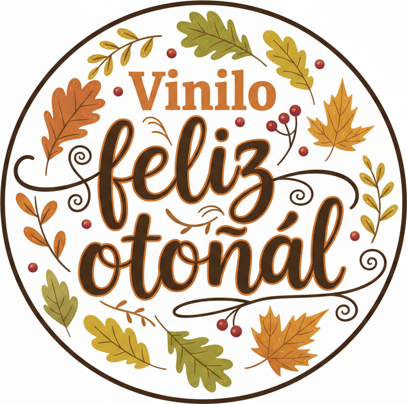 Vinyl teppich schlafzimmer fröhlicher herbst vinyl - TenStickers