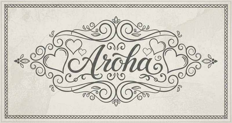 Vinyl teppich schlafzimmer aroha - TenStickers