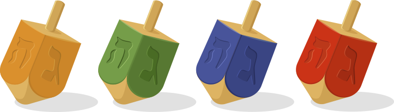 Vinyl teppich schlafzimmer mit dreidel-motiv - TenStickers