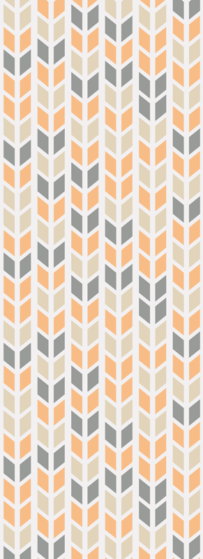 Vinyl teppich nordisch geometrische blumen - TenStickers