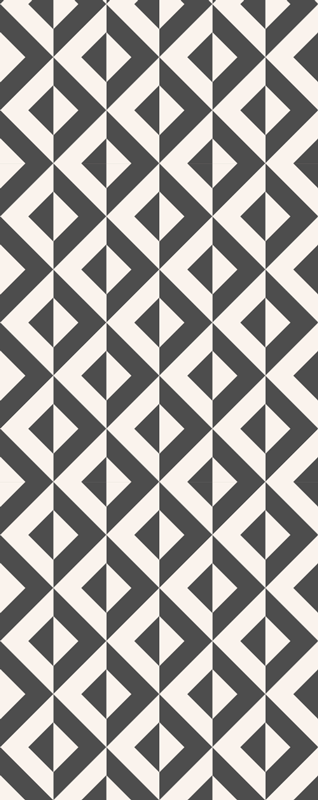 Vinyl teppich nordisch geometrisch einfarbig - TenStickers
