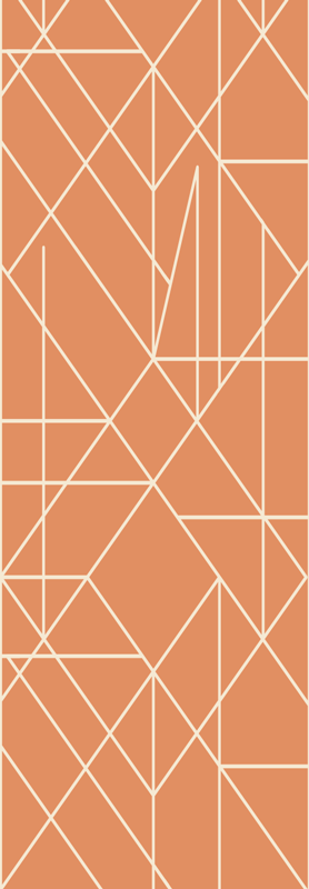 Vinyl teppich nordisch geometrisches mosaik apex - TenStickers
