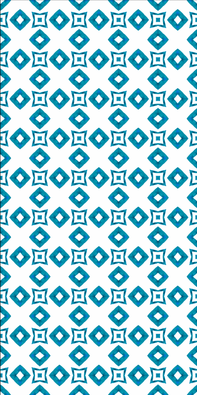 Vinyl teppich textur geometrisches blaues diamantdesign - TenStickers