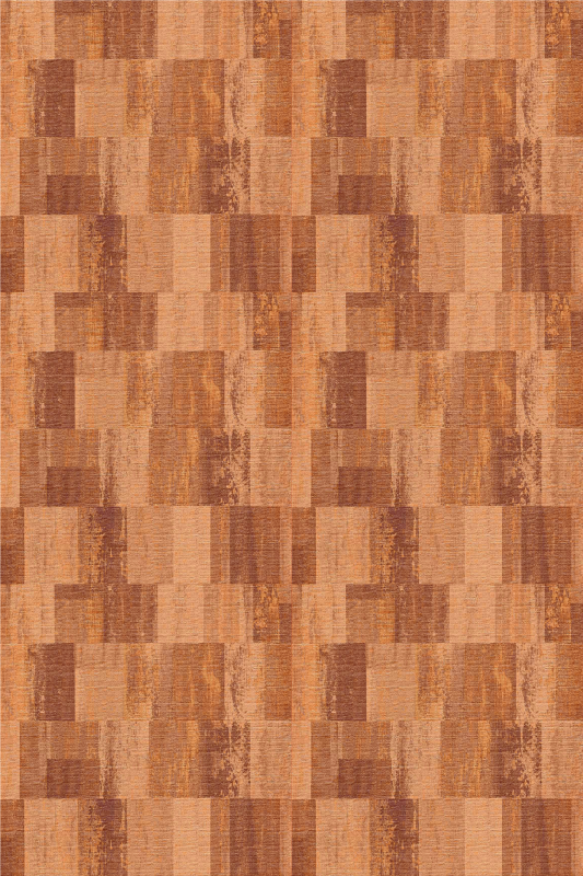 Vinyl teppich textur terracotta quadratmuster - TenStickers
