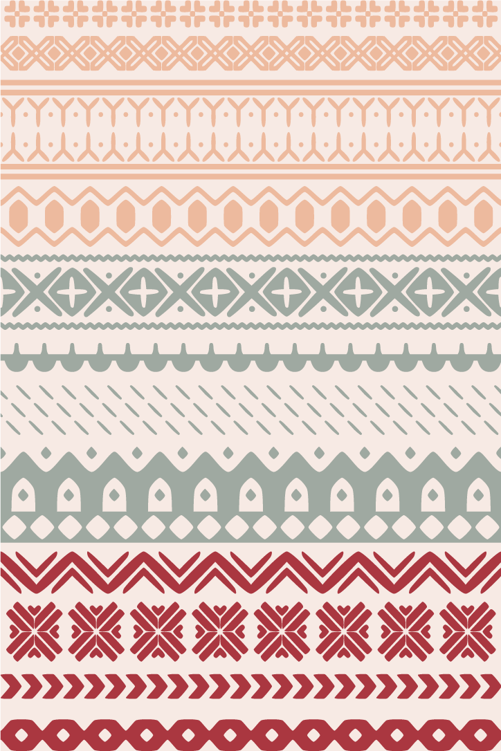 Vinyl teppich textur muster wikinger vintage - TenStickers